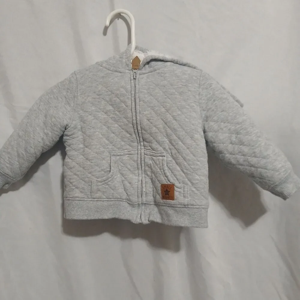 Winter Childs Jacket Carter's Simple Joy's 6-9 M Zipper Small Yet Mighty Patch